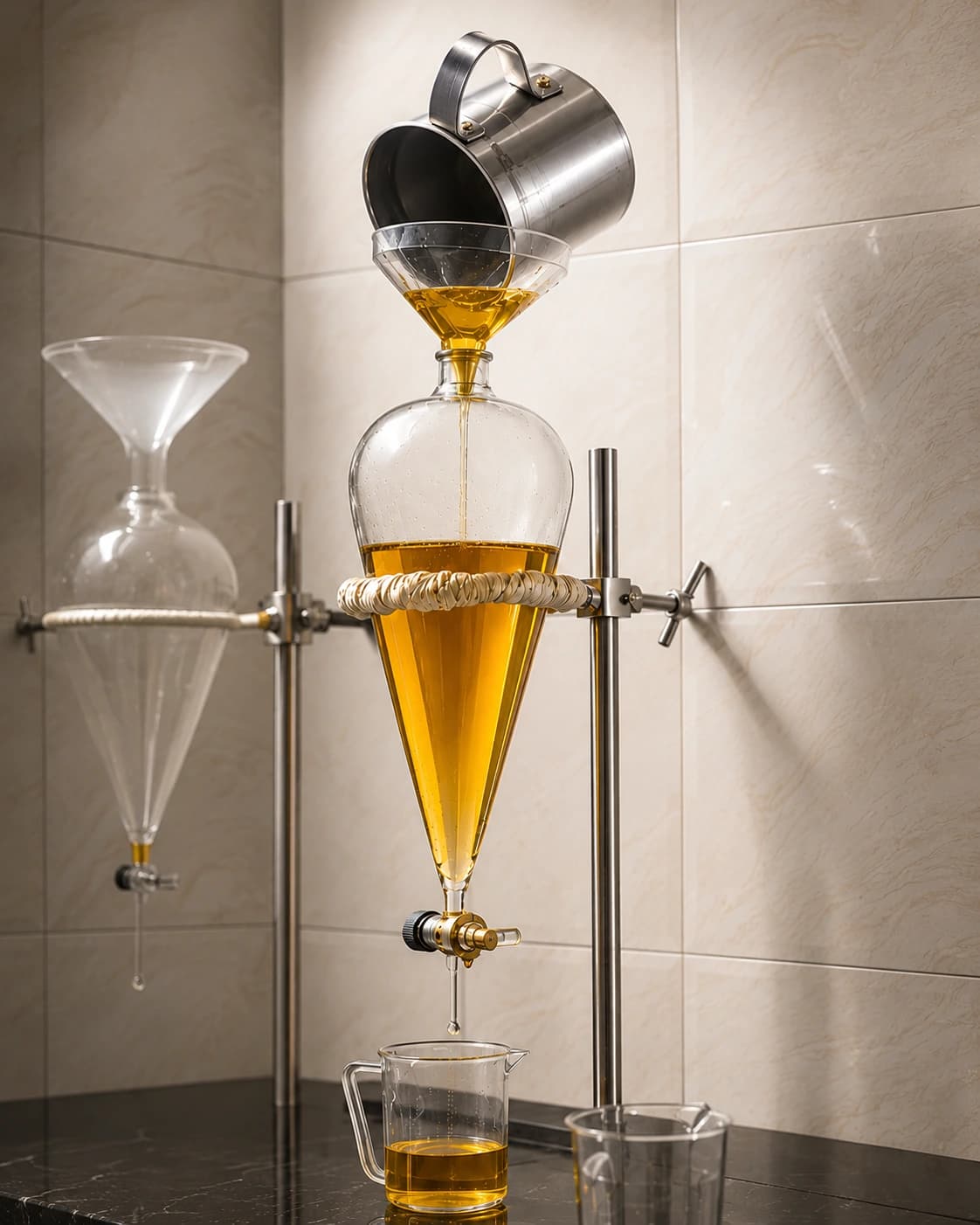 DISTILLATION OF SANDALWOOD OIL